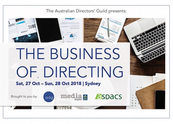 The ADG Presents: The Business of Directing Workshop Sydney